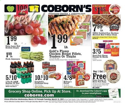 Coborn's (MN, SD) Weekly Ad Flyer March 10 to March 16
