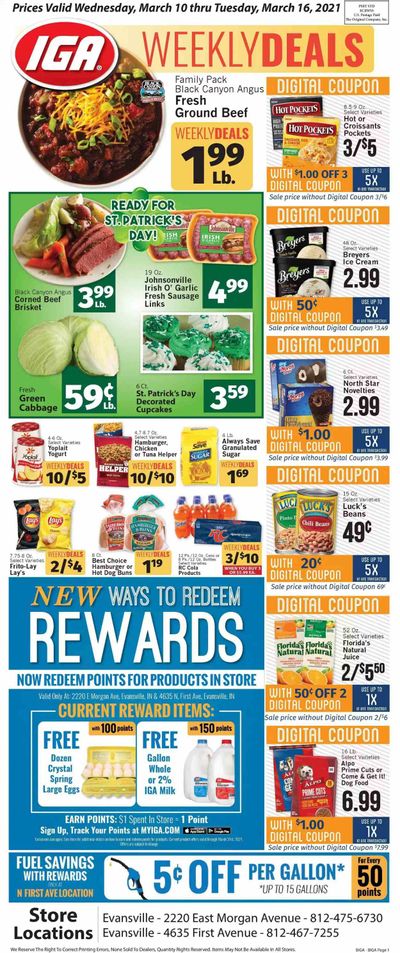 IGA Weekly Ad Flyer March 10 to March 16