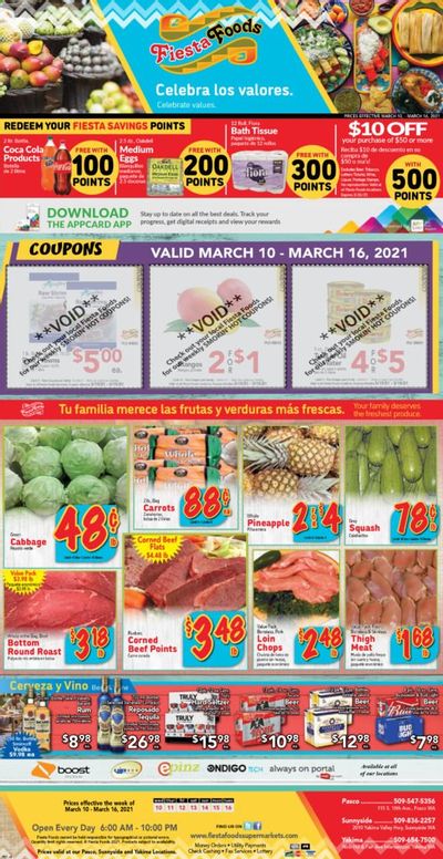 Fiesta Foods SuperMarkets Weekly Ad Flyer March 10 to March 16