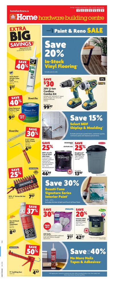 Home Hardware Building Centre (ON) Flyer March 11 to 17