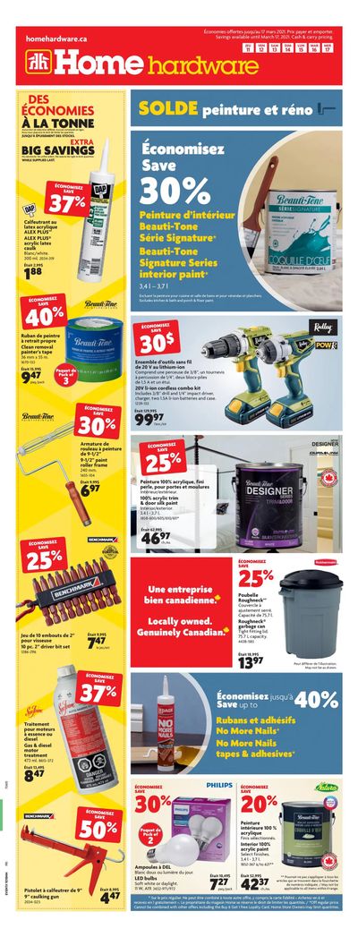 Home Hardware (QC) Flyer March 11 to 17