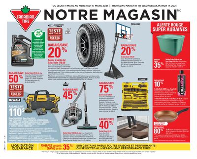 Canadian Tire (QC) Flyer March 11 to 17