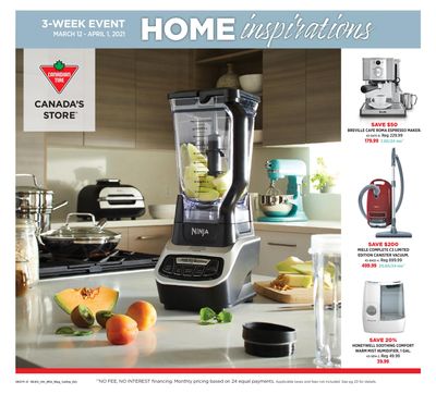 Canadian Tire Home Inspirations Flyer March 12 to April 1