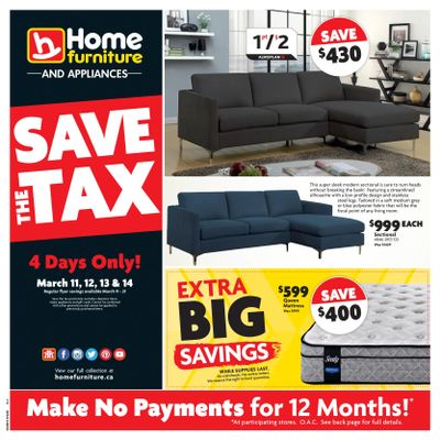 Home Furniture (Atlantic) Flyer March 11 to 21