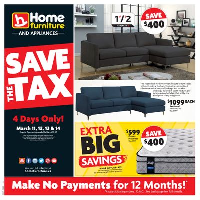 Home Furniture (BC) Flyer March 11 to 21