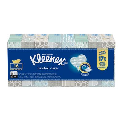 Kleenex Everyday Facial Tissue, 16-pk On Sale for $10.99 at Canadian Tire Canada