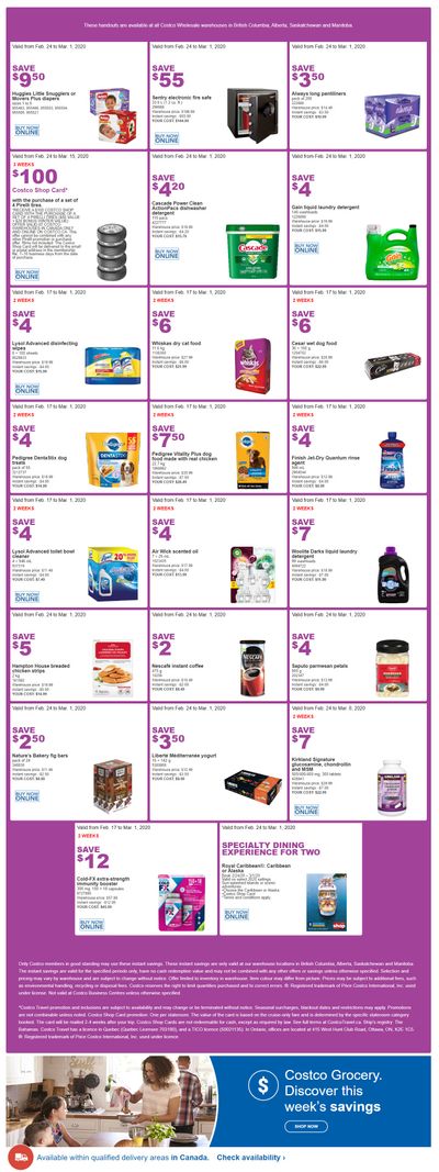 Costco (BC, AB, SK & MB) Weekly Savings February 24 to March 1