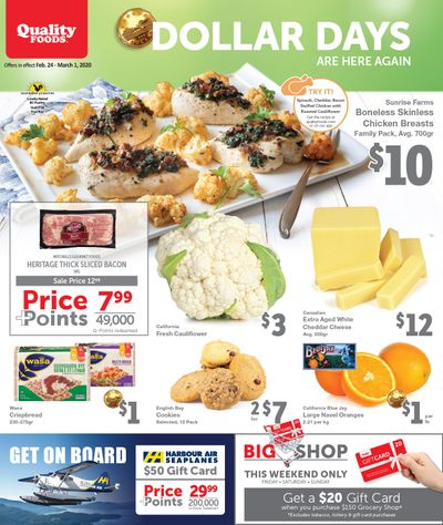 Quality Foods Flyer February 24 to March 1
