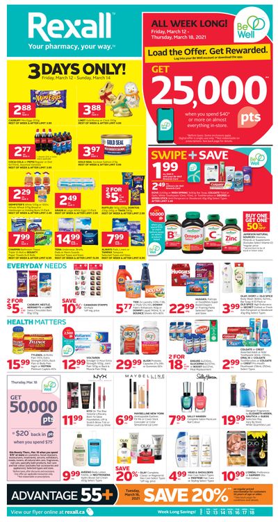 Rexall (West) Flyer March 12 to 18
