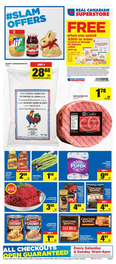 Real Canadian Superstore (West) Flyer March 12 to 18