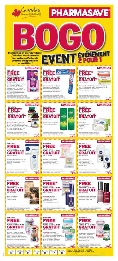 Pharmasave (NB) Flyer March 12 to 18