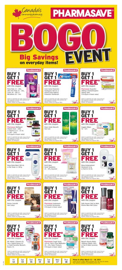 Pharmasave (Atlantic) Flyer March 12 to 18