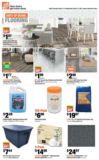 Home Depot (Atlantic) Flyer March 11 to 17