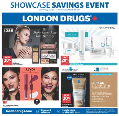London Drugs Showcase Savings Event Flyer March 12 to 24