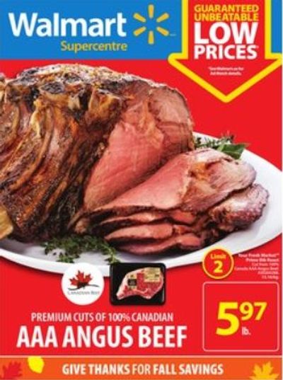 Walmart Prime Rib Roast on Sale for $5.97 at Walmart Canada