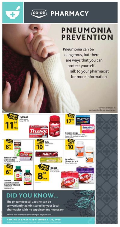Co-op (West) Pharmacy Flyer September 5 to 25