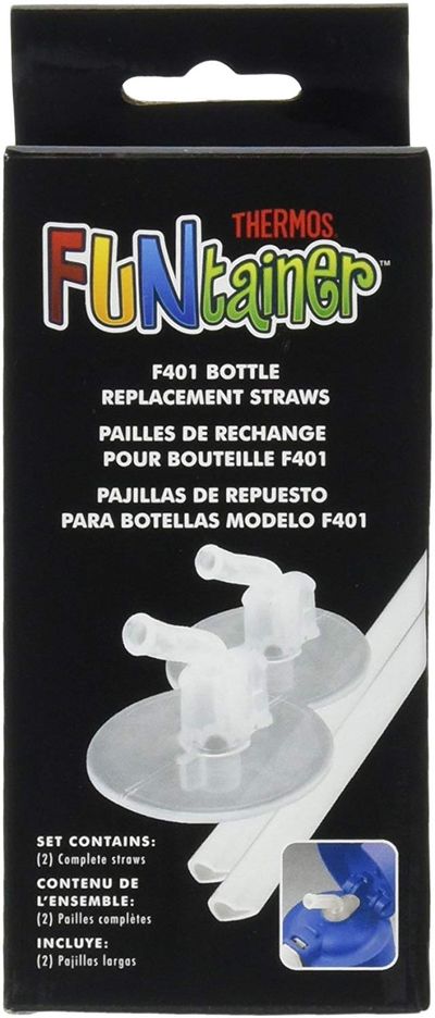 Thermos Replacement Straws for 12 Ounce Funtainer Bottle, Clear on Sale for $11.69 at Amazon Canada