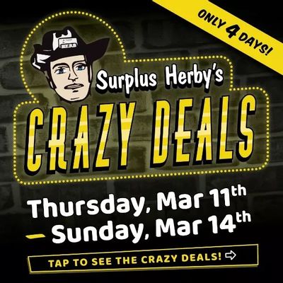 Surplus Herby's Flyer March 11 to 14