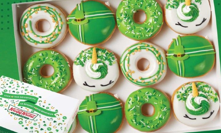 LUCK O' DOUGHNUTS at Krispy Kreme LUCK O' DOUGHNUTS at Krispy Kreme