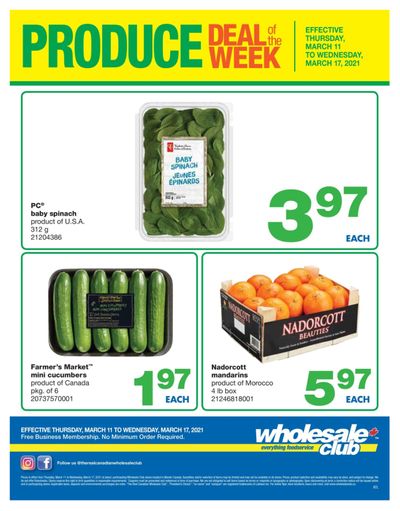 Wholesale Club (Atlantic) Produce Deal of the Week Flyer March 11 to 17