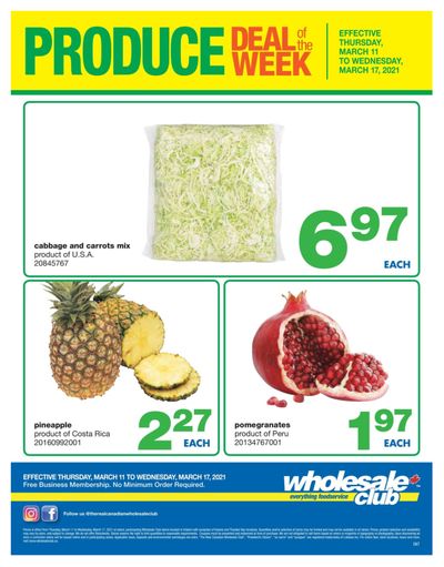 Wholesale Club (ON) Produce Deal of the Week Flyer March 11 to 17