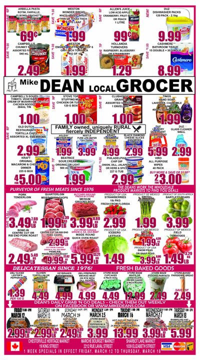 Mike Dean's Super Food Stores Flyer March 12 to 18