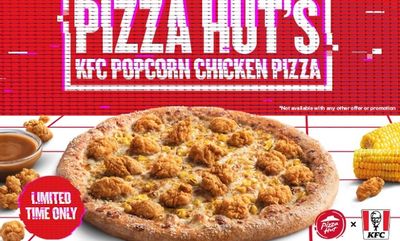 Pizza Hut's KFC Popcorn Chicken Pizza