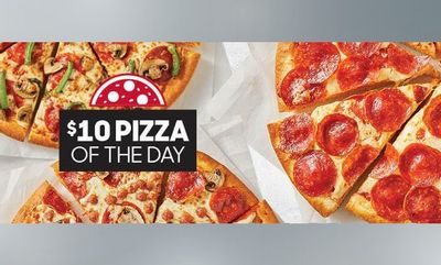 $10 Pizza Of The Day at Pizza Hut