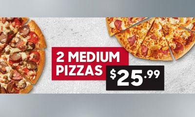 Two Medium Pizzas Deal! at Pizza Hut