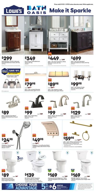 Lowe's Weekly Ad Flyer March 11 to March 17