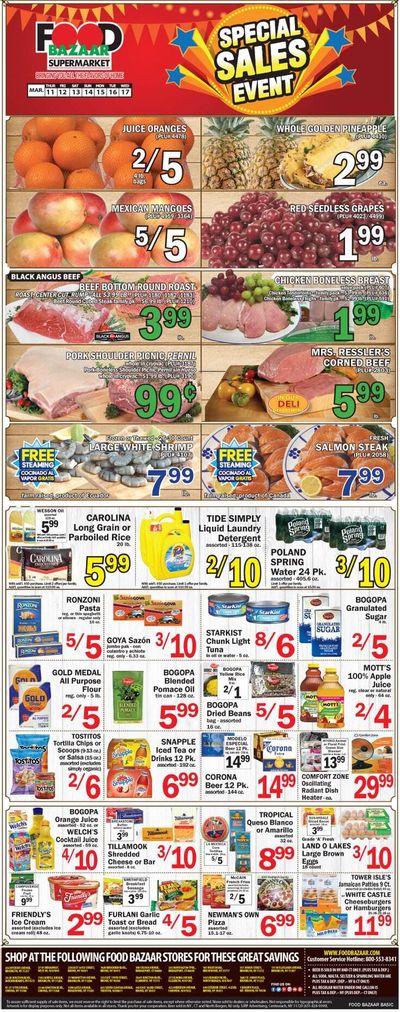 Food Bazaar (CT, NJ, NY) Weekly Ad Flyer March 11 to March 17