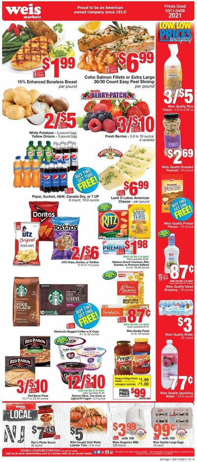 Weis Weekly Ad Flyer March 11 to April 8