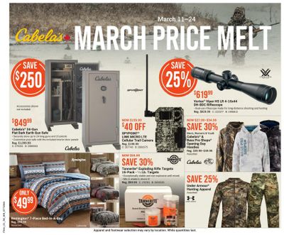 Cabela's Flyer March 11 to 24