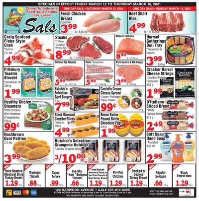 Sal's Grocery Flyer March 12 to 18