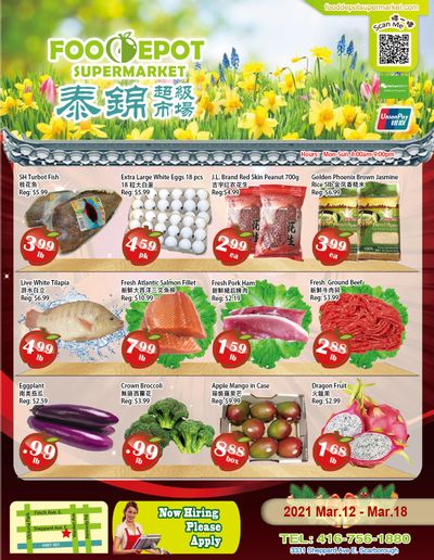 Food Depot Supermarket Flyer March 12 to 18