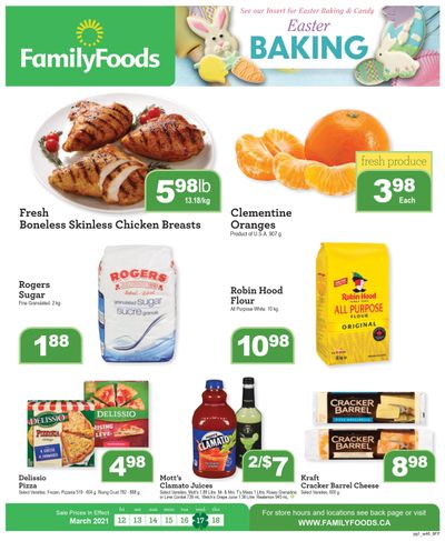 Family Foods Flyer March 12 to 18