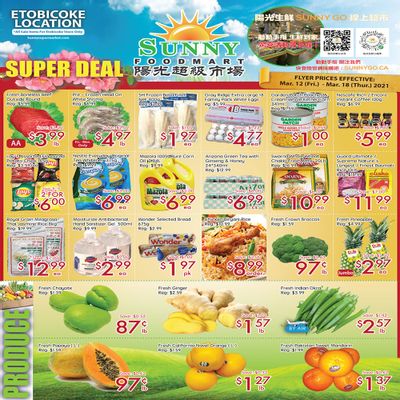 Sunny Foodmart (Etobicoke) Flyer March 12 to 18