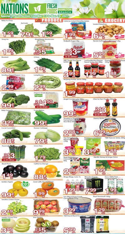 Nations Fresh Foods (Hamilton) Flyer March 12 to 18