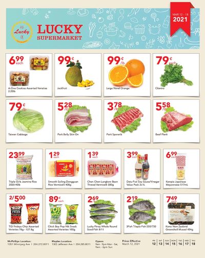 Lucky Supermarket (Winnipeg) Flyer March 12 to 18