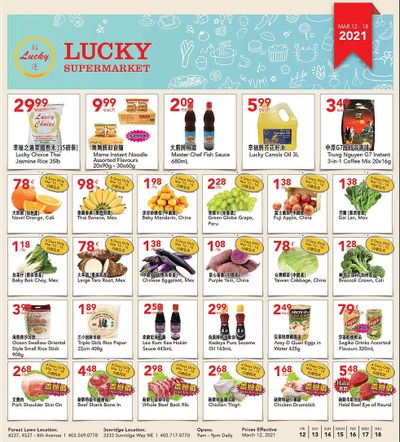 Lucky Supermarket (Calgary) Flyer March 12 to 18