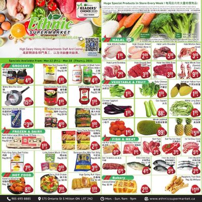 Ethnic Supermarket Flyer March 12 to 18