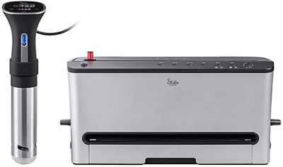 Monoprice Sous Vide Immersion Cooker 800W Plus Vacuum Food Sealer, Silver/Black on Sale for $ 242.83 at Amazon Canada