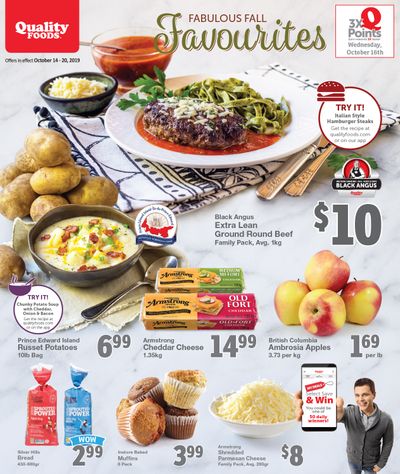 Quality Foods Flyer October 14 to 20
