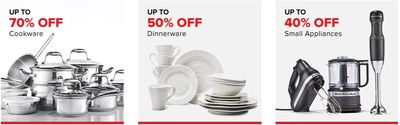 Hudson’s Bay Canada Bay Days Deals: Save up to 70% off Cookware, 50% off Dinnerware & 40% off Small Appliances + Save up to 50% off Sitewide