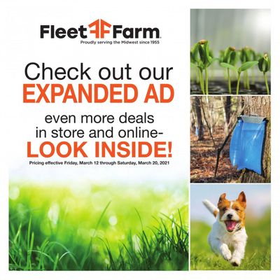 Fleet Farm Weekly Ad Flyer March 12 to March 20