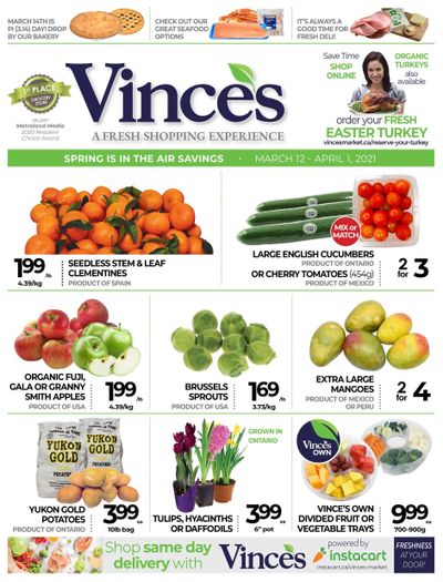 Vince's Market Flyer March 12 to April 1