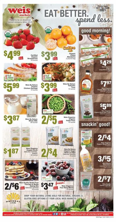 Weis Weekly Ad Flyer March 11 to April 8