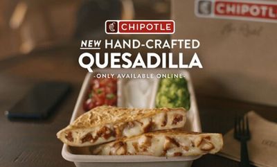 Hand-Crafted Quesadilla  at Chipotle