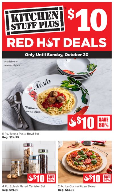 Kitchen Stuff Plus Red Hot Deals Flyer October 15 to 20