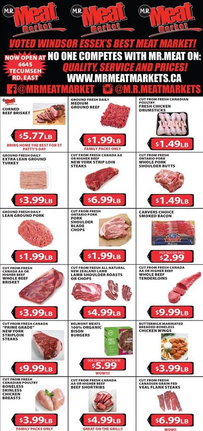 M.R. Meat Market Flyer March 13 to 20